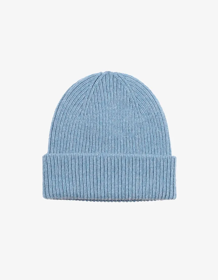 Colorfulstandard Merino Wool Beanie 8211 Stone Blue Women Beanies