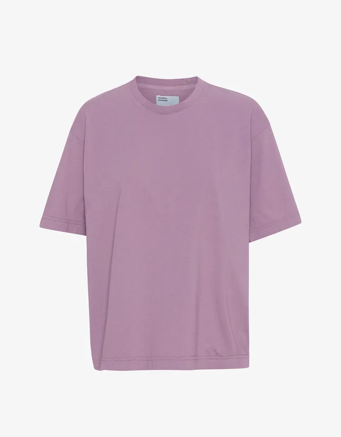 Colorfulstandard Oversized Organic TShirt 8211 Pearly Purple Women TShirts