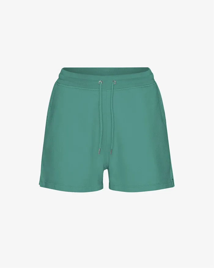 Colorfulstandard Shorts Women Women Organic Sweatshorts 8211 Pine Green