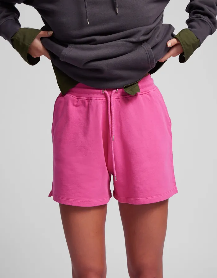 Colorfulstandard Shorts Women Women Organic Sweatshorts 8211 Pine Green