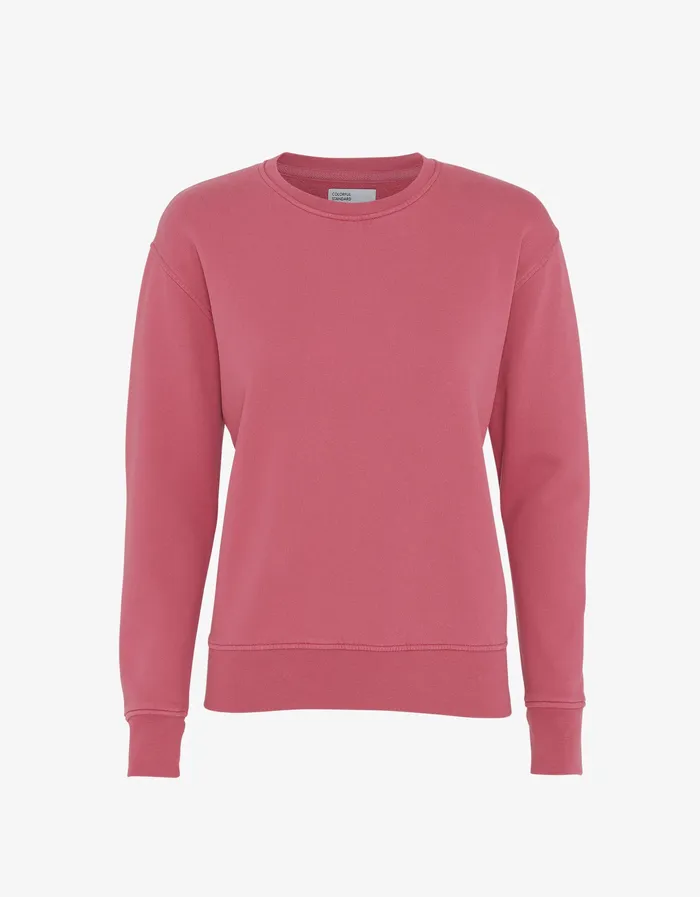 Colorfulstandard Women Classic Organic Crew 8211 Raspberry Pink Women Crewneck Sweatshirts Colorfulstandard Women Classic Organic Crew 8211 Raspberry Pink Women Crewneck Sweatshirts