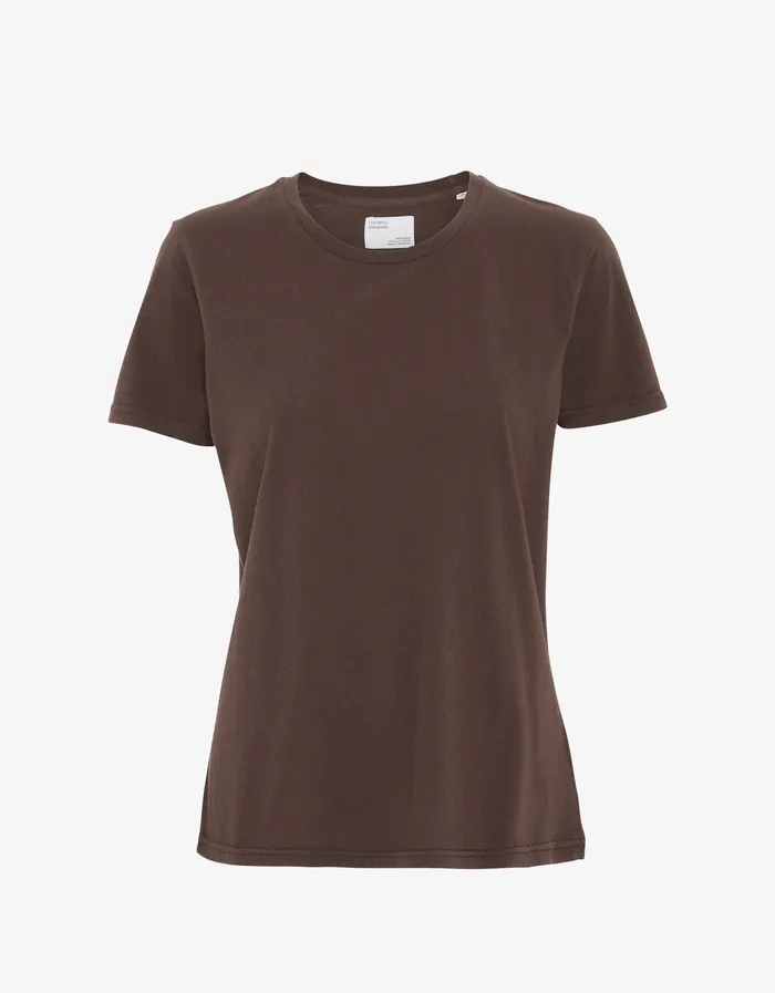 Colorfulstandard Women Light Organic Tee 8211 Coffee Brown Women TShirts