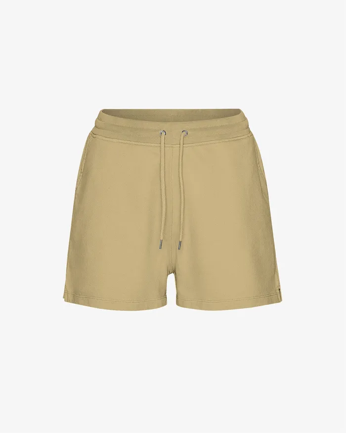 Colorfulstandard Women Organic Sweatshorts 8211 Desert Khaki Women Shorts