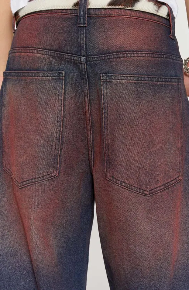 Colossus Jeans MenWomen Jaded London Deep Red Colossus Jeans