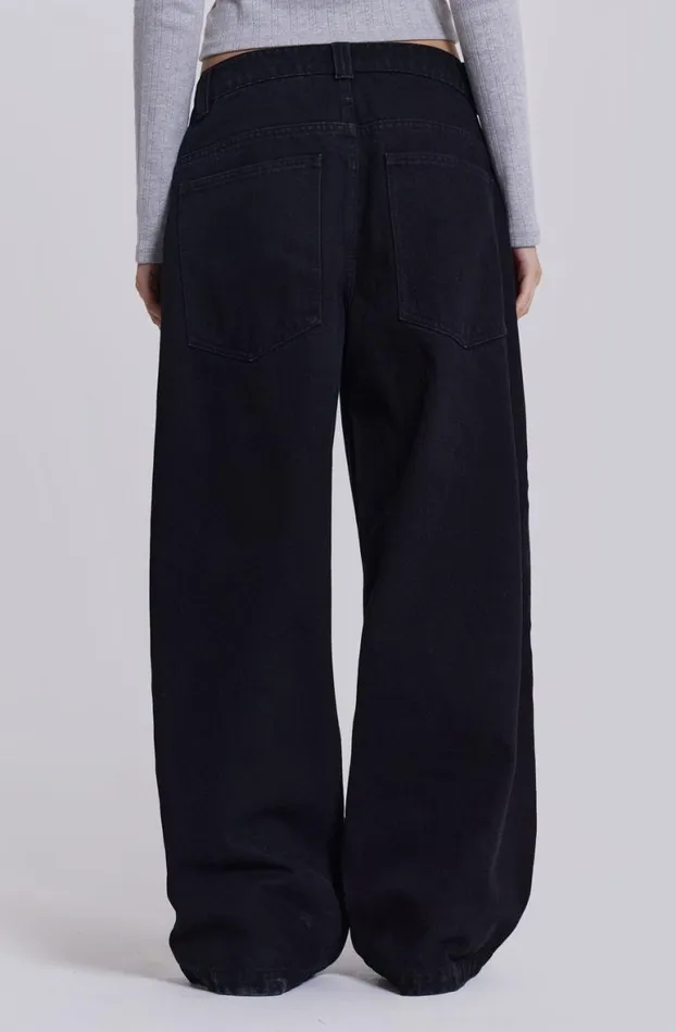 Colossus Jeans Women Jaded London Solid Black Colossus Jeans