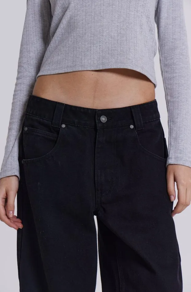 Colossus Jeans Women Jaded London Solid Black Colossus Jeans