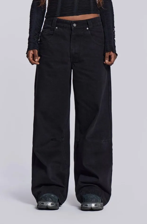 Colossus Jeans Women Jaded London Solid Black Colossus Jeans