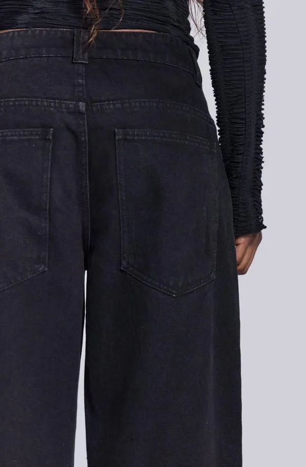 Colossus Jeans Women Jaded London Solid Black Colossus Jeans