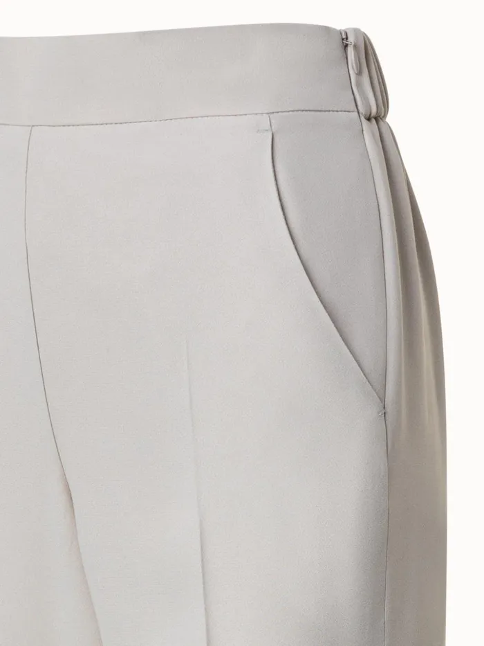 Crpe Tapered Pants Clay Women Akris Pants
