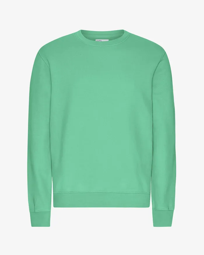 Crewneck Sweatshirts Classic Organic Crew 8211 Spring Green Colorfulstandard Men