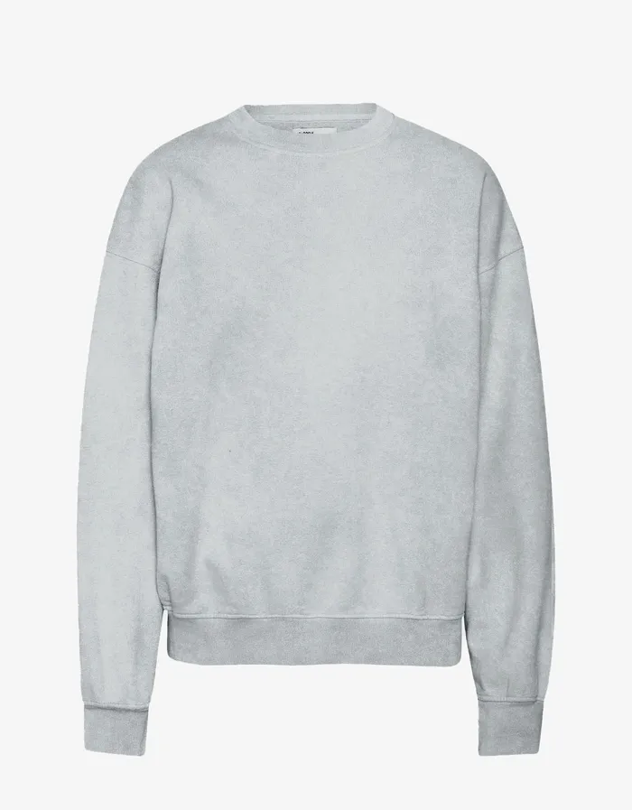 Crewneck Sweatshirts Colorfulstandard Men Organic Oversized Crew 8211 Faded Grey