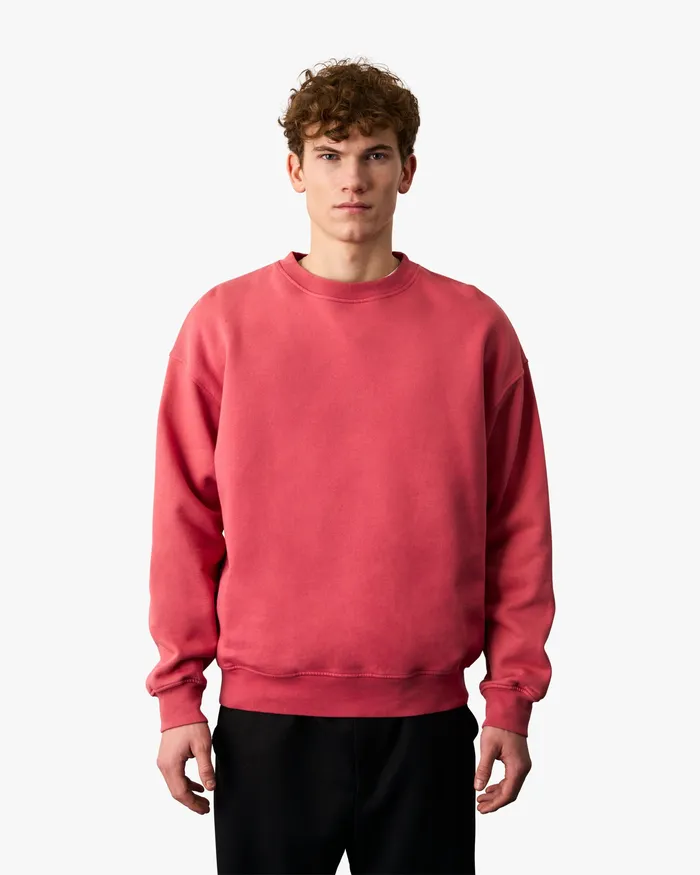 Crewneck Sweatshirts Colorfulstandard Men Organic Oversized Crew 8211 Faded Grey