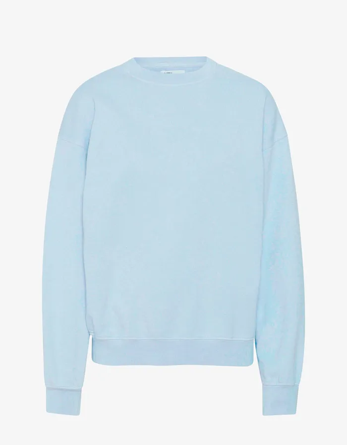 Crewneck Sweatshirts Colorfulstandard Men Organic Oversized Crew 8211 Polar Blue