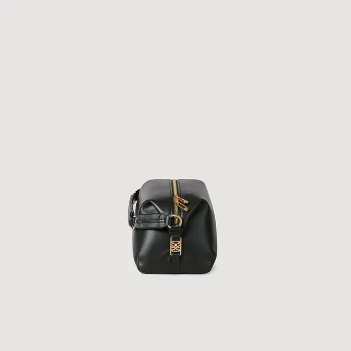 Crossbody Bags Women SANDRO Leather Bag Black