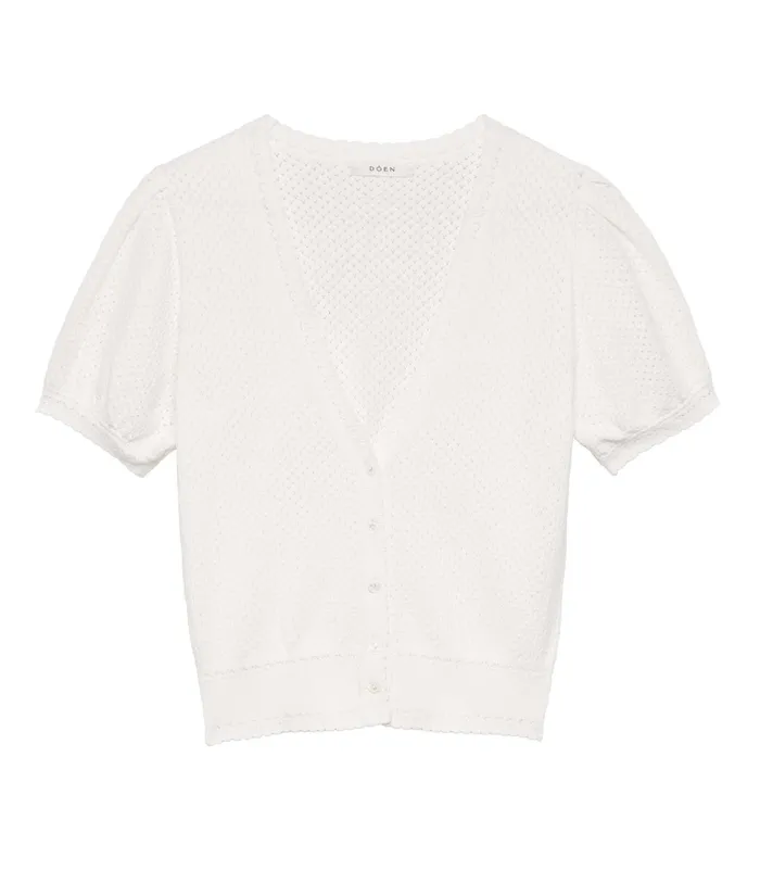 DEN Ambrose Cardigan Ivory Women Knitwear