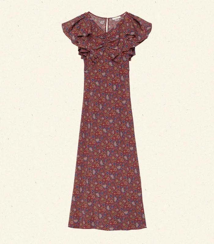 DEN Beatriz Dress Rouge Riviera Medallion Women Dresses