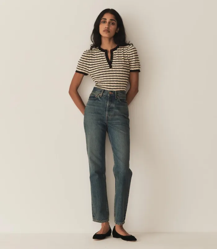 DEN Brandie Top Allaire Stripe Women Knitwear