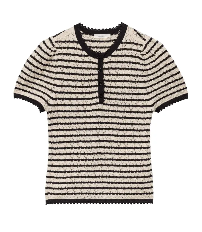DEN Brandie Top Allaire Stripe Women Knitwear DEN Brandie Top Allaire Stripe Women Knitwear