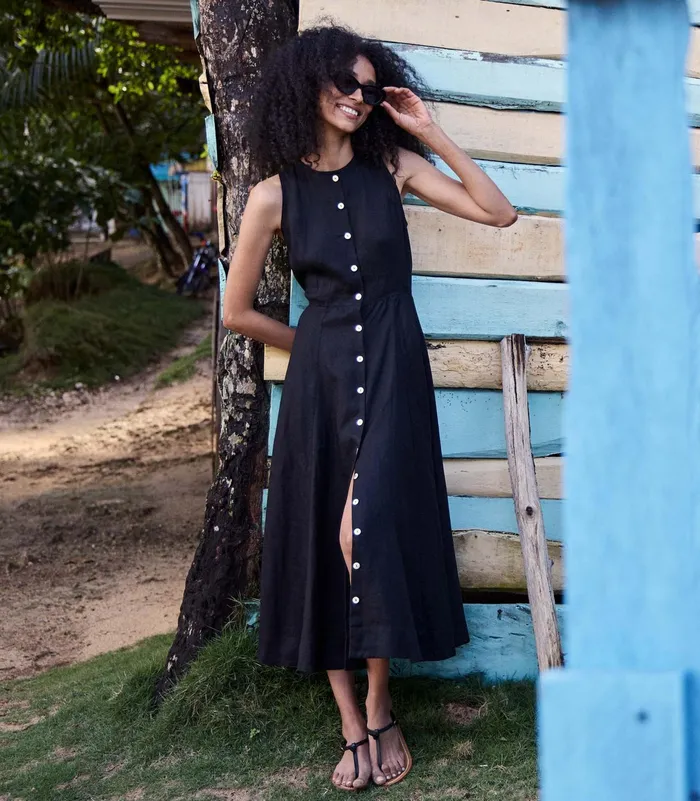 DEN Bryony Dress Black Women Dresses