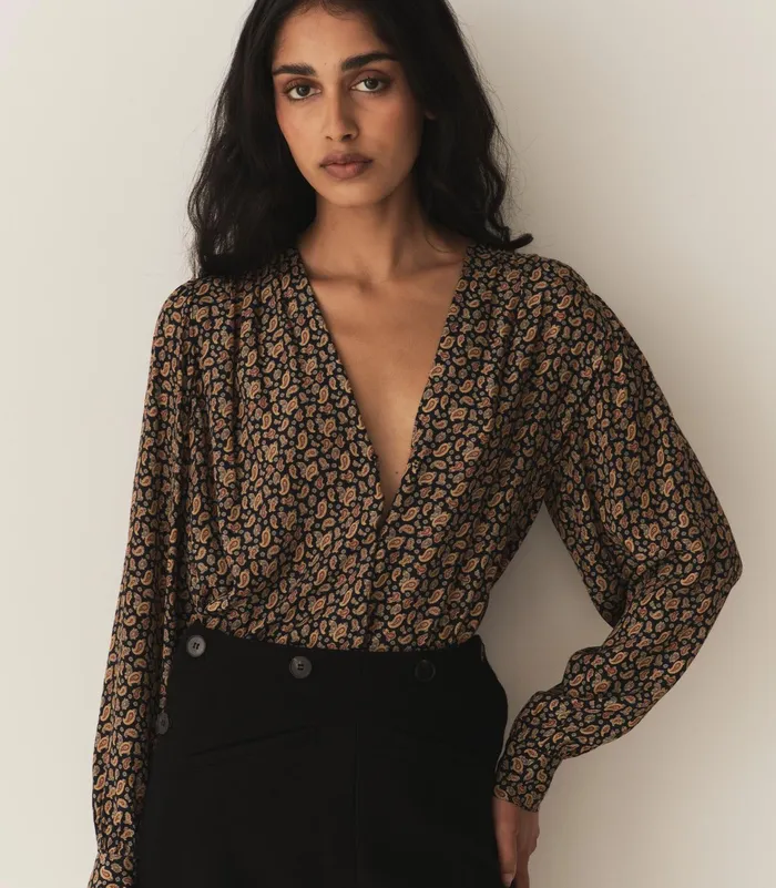 DEN Candace Top Villette Paisley Women Tops