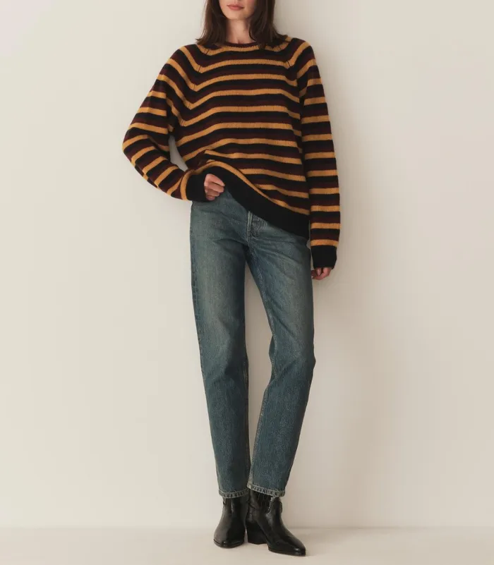 DEN Dana Cashmere Sweater Carrington Stripe Women Knitwear