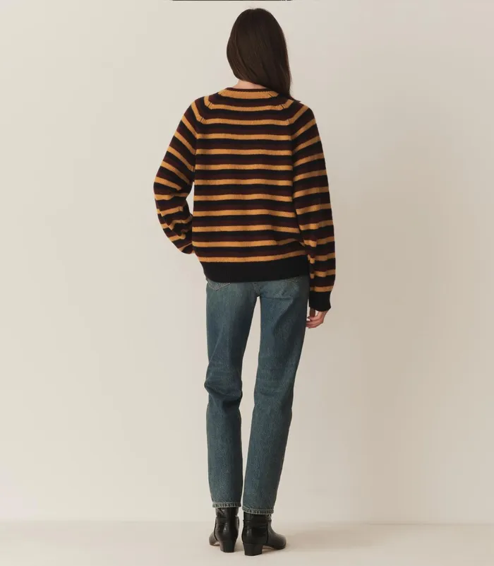DEN Dana Cashmere Sweater Carrington Stripe Women Knitwear DEN Dana Cashmere Sweater Carrington Stripe Women Knitwear