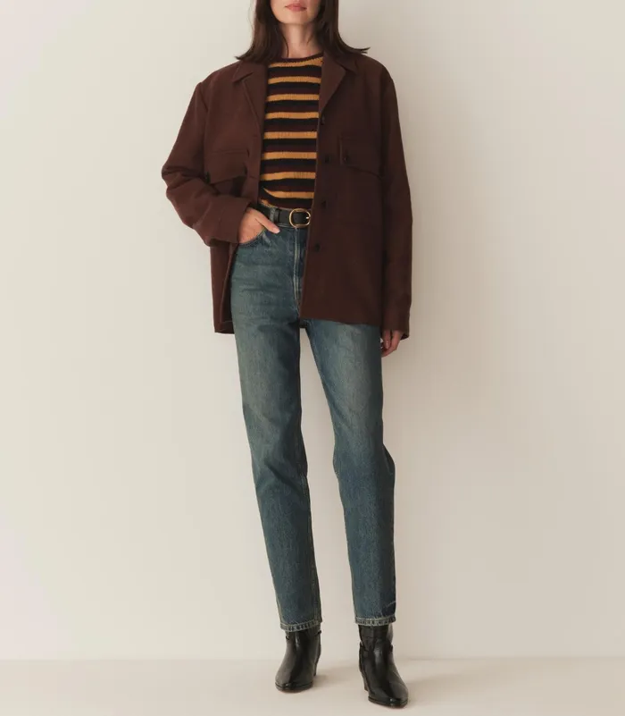 DEN Dana Cashmere Sweater Carrington Stripe Women Knitwear DEN Dana Cashmere Sweater Carrington Stripe Women Knitwear