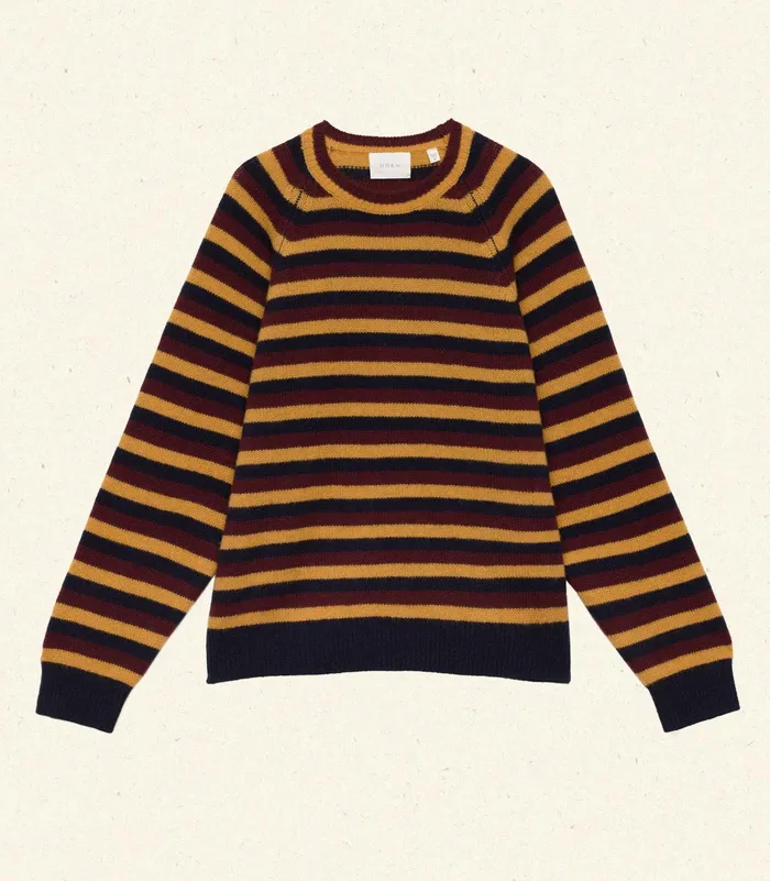 DEN Dana Cashmere Sweater Carrington Stripe Women Knitwear DEN Dana Cashmere Sweater Carrington Stripe Women Knitwear