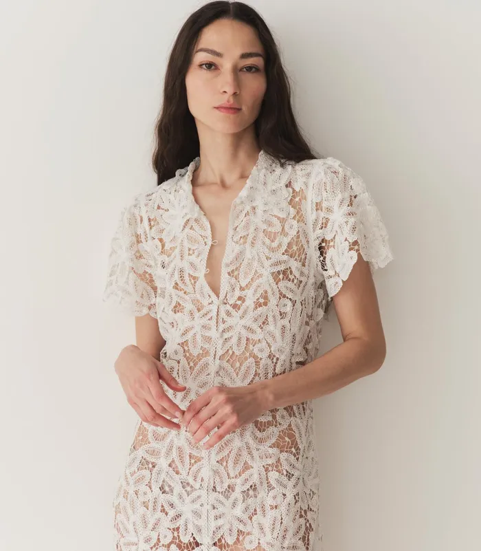 DEN Etoile Dress Salt Women Dresses DEN Etoile Dress Salt Women Dresses