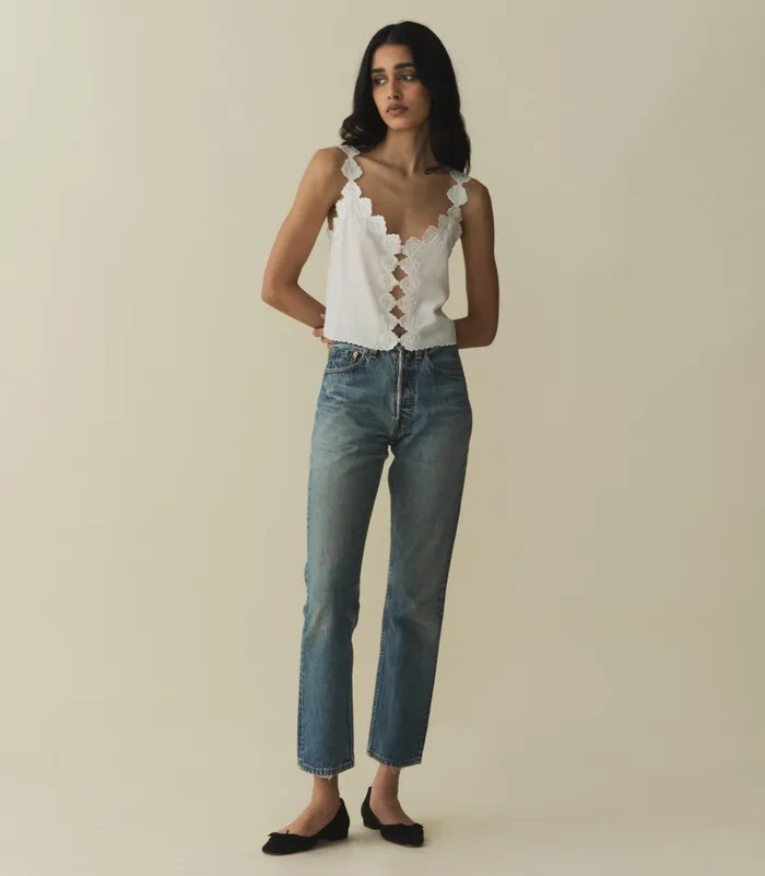 DEN Flores Top Salt Women Tops