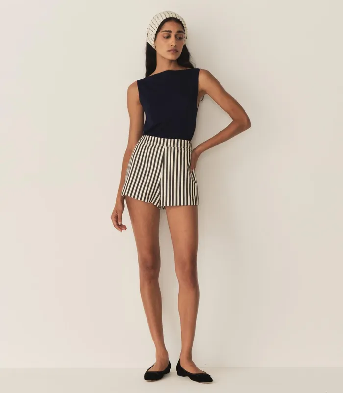 DEN Honore Knit Tank Deep Navy Women Tees DEN Honore Knit Tank Deep Navy Women Tees