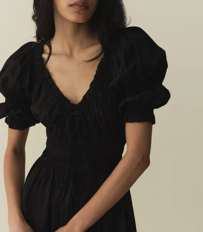 DEN Ischia Dress Black Women Dresses
