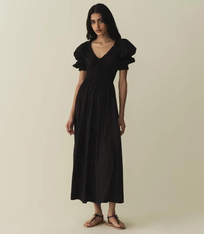 DEN Ischia Dress Black Women Dresses