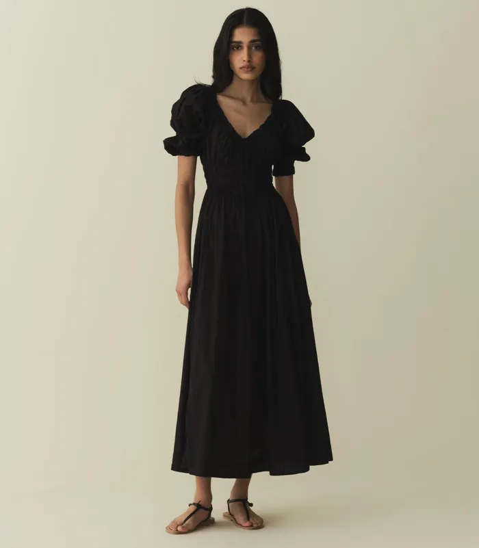 DEN Ischia Dress Black Women Dresses