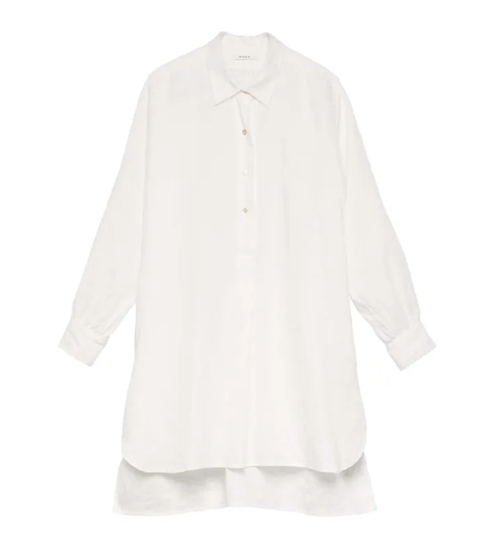 DEN Jora Linen Dress Salt Women Dresses