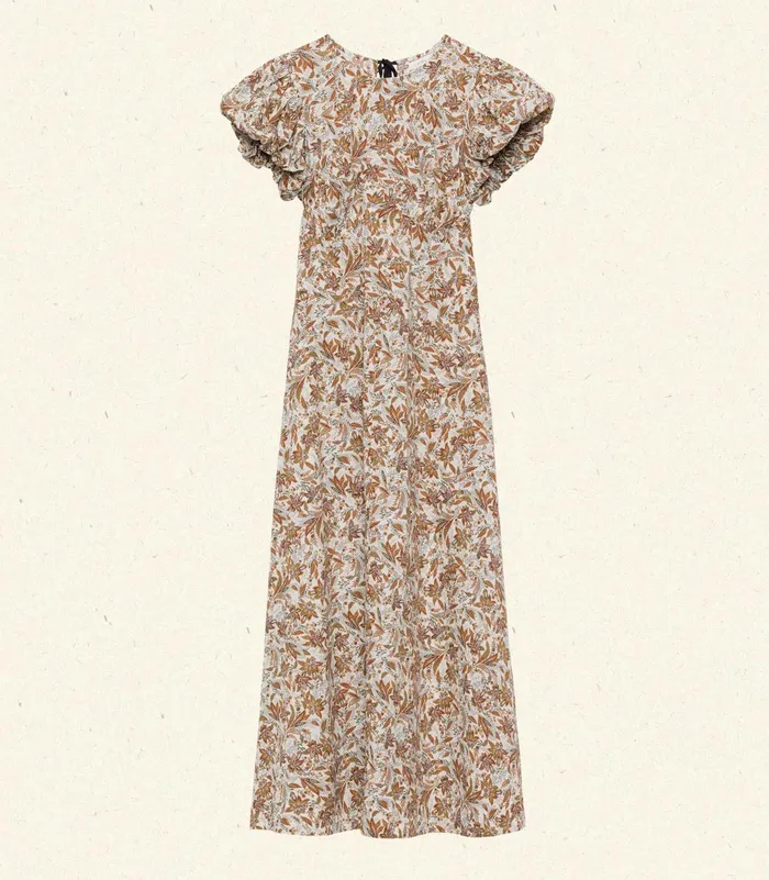 DEN Rhodia Dress Blanc Narcissus Floral Women Dresses
