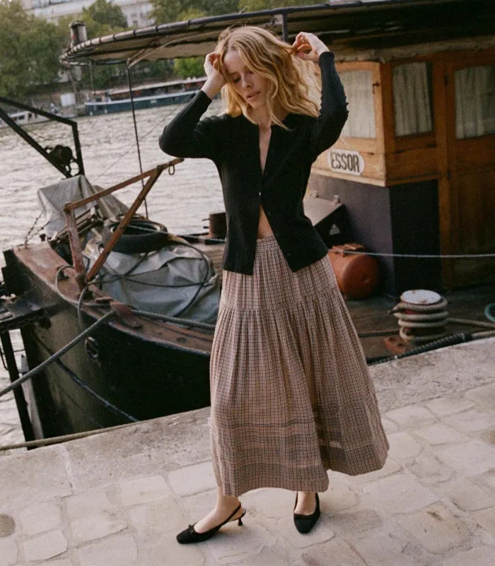 DEN Sebastiane Skirt Bridget Check Women Skirts