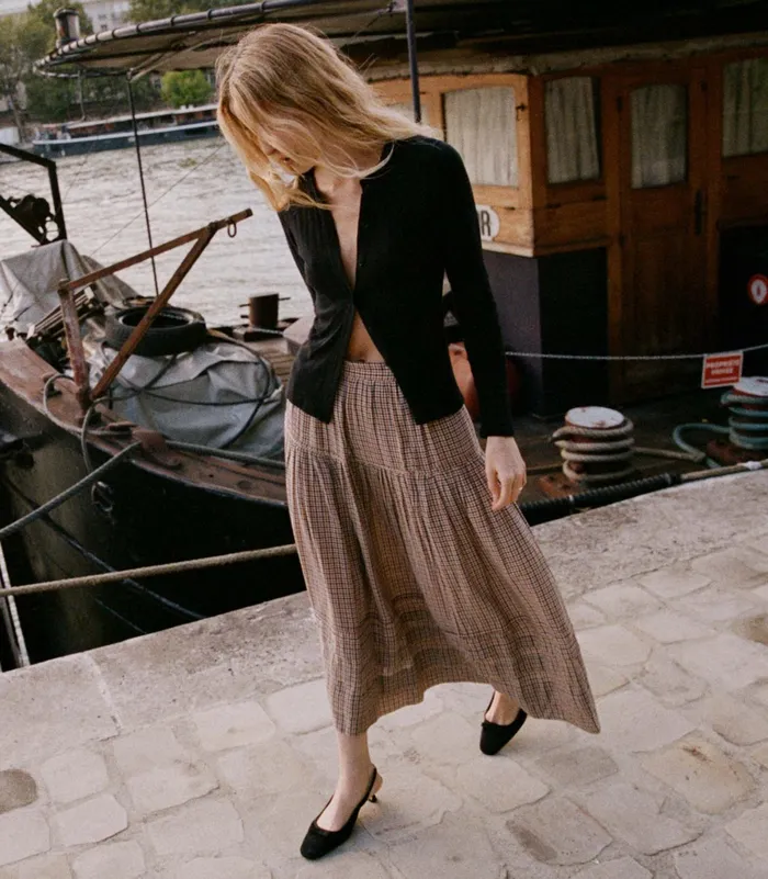 DEN Sebastiane Skirt Bridget Check Women Skirts