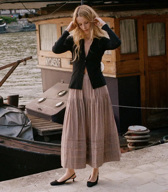 DEN Sebastiane Skirt Bridget Check Women Skirts