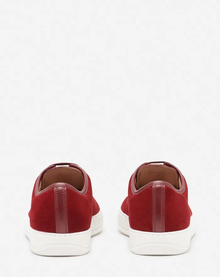Dbb1 Leather And Suede Sneakers Burgundy Men Lanvin DBB1