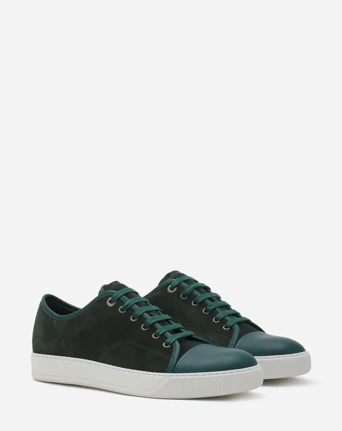 Dbb1 Leather And Suede Sneakers Rangerwhite Men Lanvin DBB1