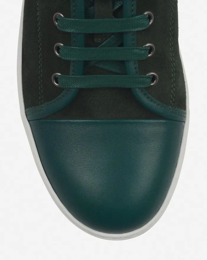 Dbb1 Leather And Suede Sneakers Rangerwhite Men Lanvin DBB1