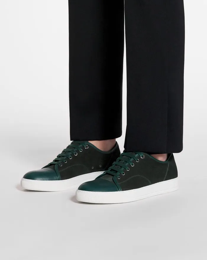 Dbb1 Leather And Suede Sneakers Rangerwhite Men Lanvin DBB1