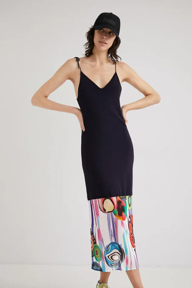 Desigual Arty Hem Dress Women Dresses
