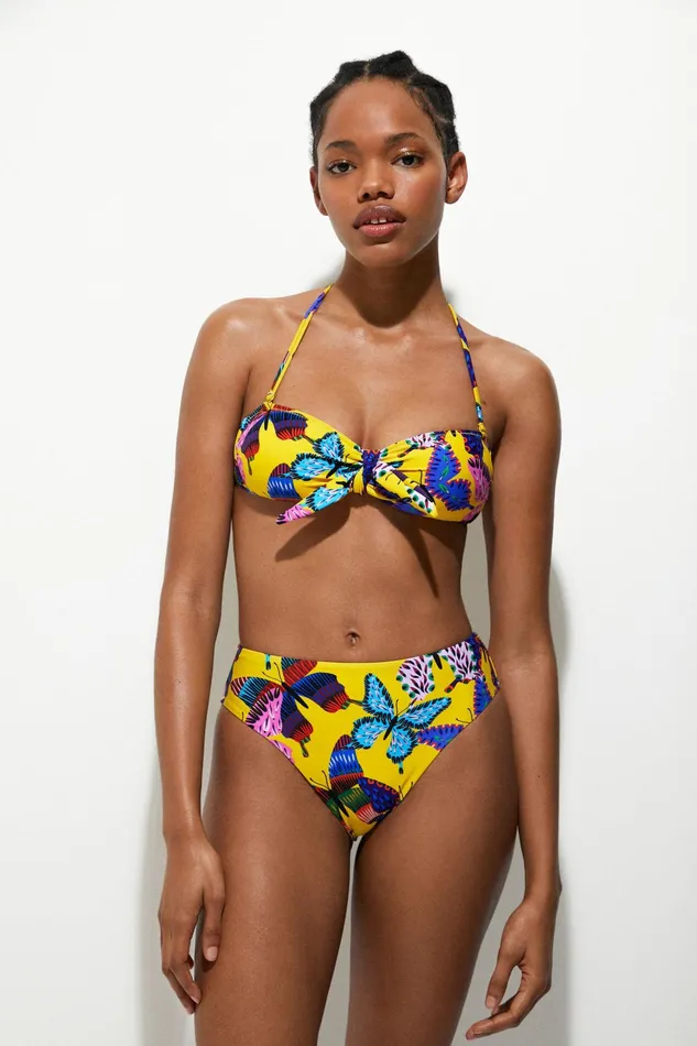 Desigual Butterfly Bikini Bottoms Women Swimwear