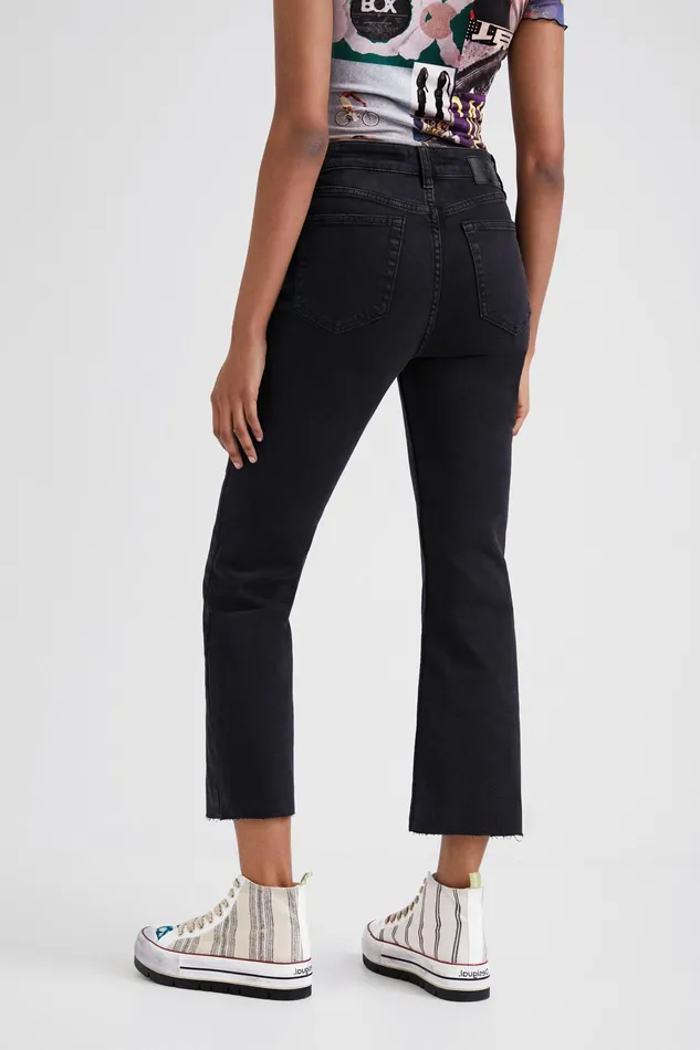 Desigual Flared Ankle Grazer Jeans Women Jeans