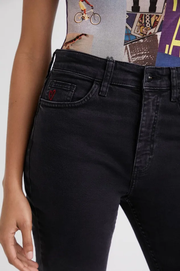 Desigual Flared Ankle Grazer Jeans Women Jeans