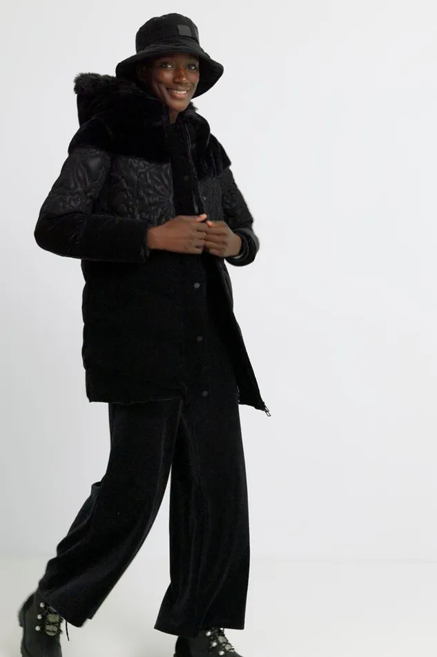 Desigual Long Padded Jacket Women Jackets