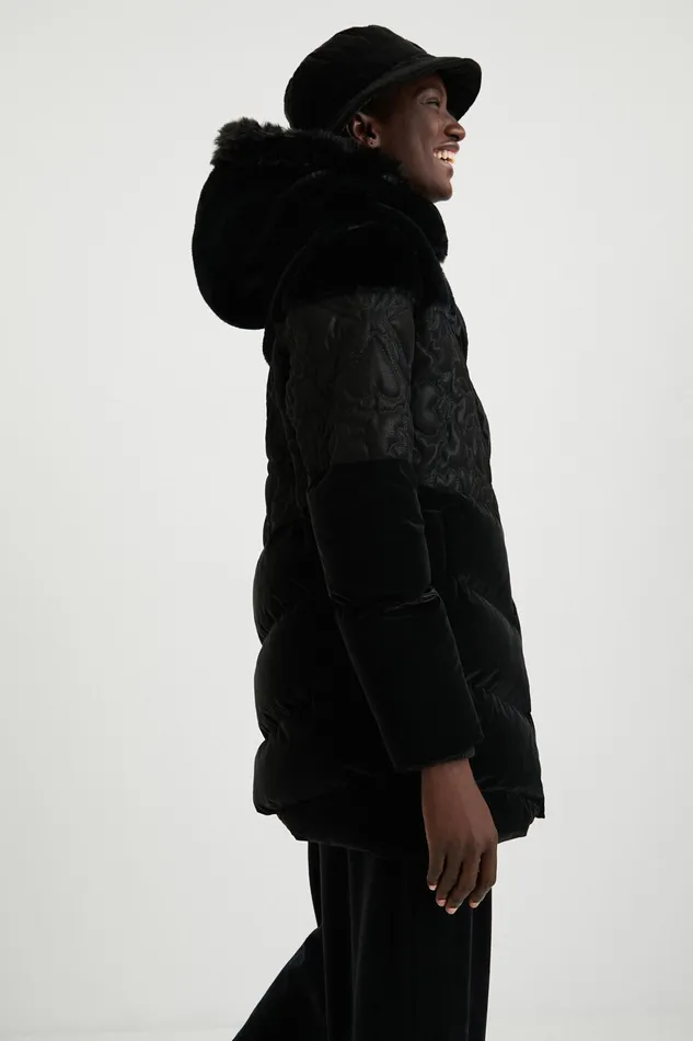 Desigual Long Padded Jacket Women Jackets