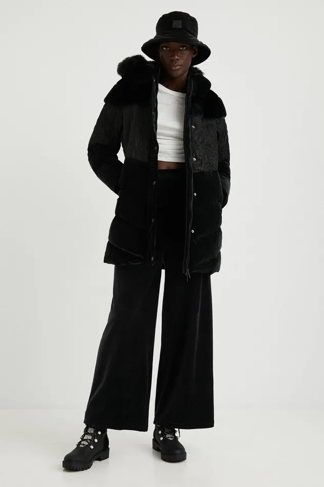 Desigual Long Padded Jacket Women Jackets